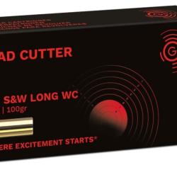 MUNITIONS GECO CALIBRE .32 S&W Long WC 100 GRS 1 boite ( 50 munitions )