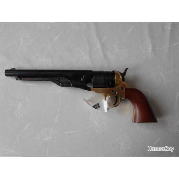 Revolver poudre noire Pietta  1860 Army laiton + mallette Pietta