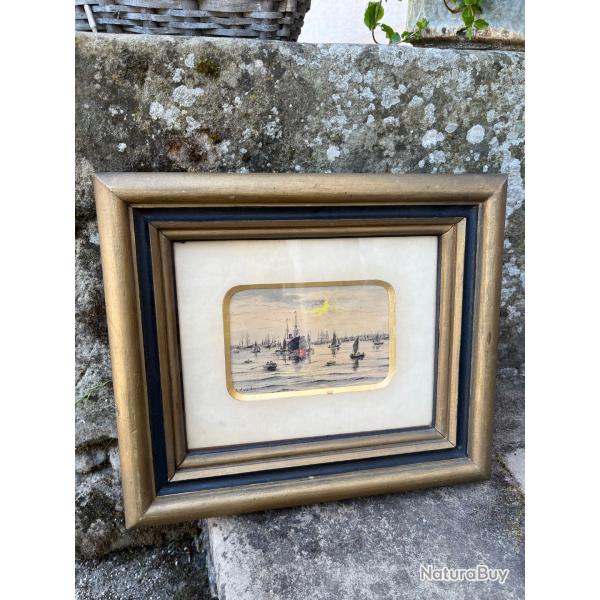 Tableau peintre peinture marine curtelin