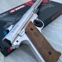 Ruger Mark IV Inox Umarex, cal. 4,5mm, comme neuf, MODIFI&Eacute;