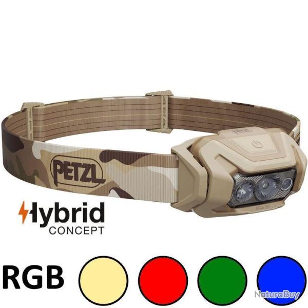 Lampe frontale Petzl Aria 2R RGB Hybrid camouflage