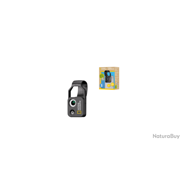 Microscope pour smartphone NATIONAL GEOGRAPHIC 200x avec filtre CPL