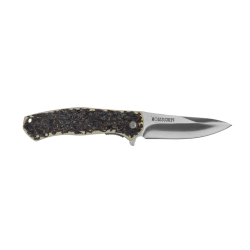 COUTEAU PERCUSSION PLIANT MARRON