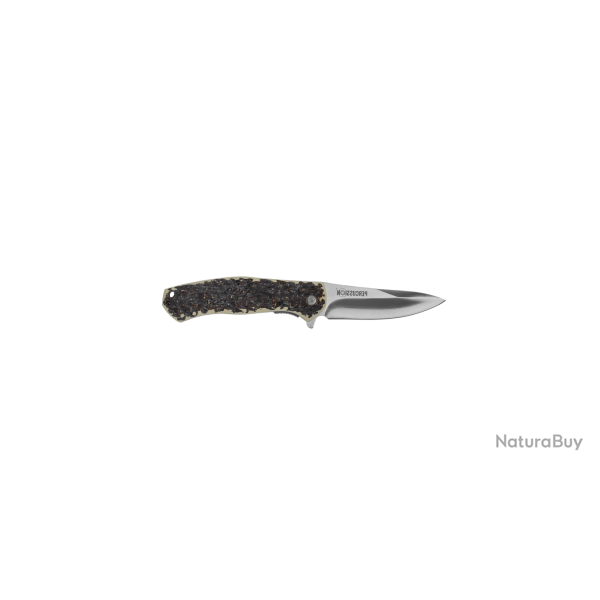 COUTEAU PERCUSSION PLIANT MARRON