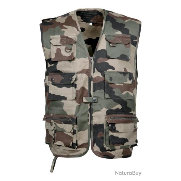 GILET REPORTER CAMO CENTRE EUROPE - 4XL - IDAHO