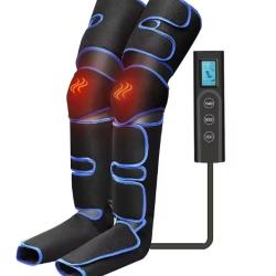 Le masseur de jambes &agrave; pression d'air pour favorise la circulation, drainage lymphatique 360&deg;