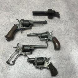 lot revolver ancien type bulldog cat .D