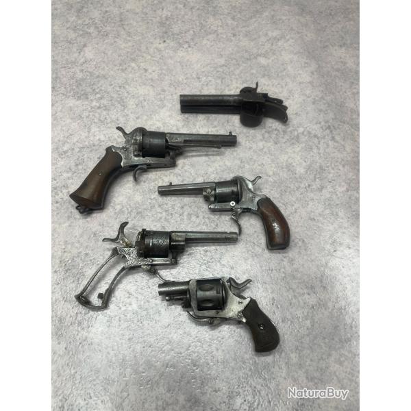 lot revolver ancien type bulldog cat .D