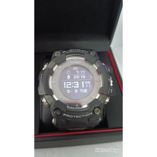 montre casio gshock GPR B 1000 GPS Haut de gamme rangeman , couvercle noir chrom�