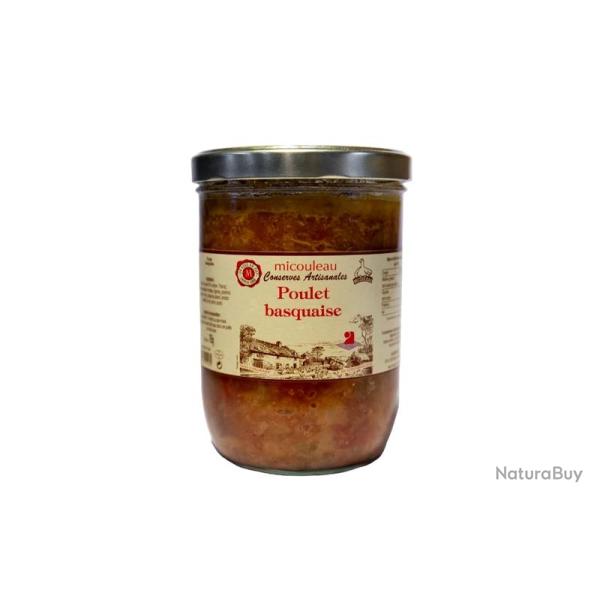 Poulet basquaise bocal 765g