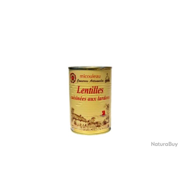 Lentilles Cuisin�es aux Lardons 420G