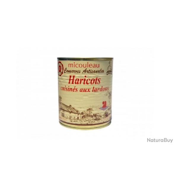 Haricots cuisin�s aux Lardons 840G