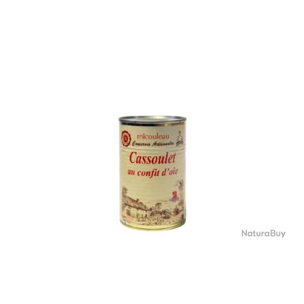 Cassoulet au confit d'oie 420g boite