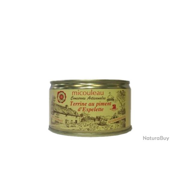 Terrine au piment d'Espelette 200g boite