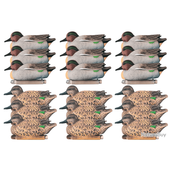 Pack 18 sarcelles HD flottantes XTREM MIGRATEURS