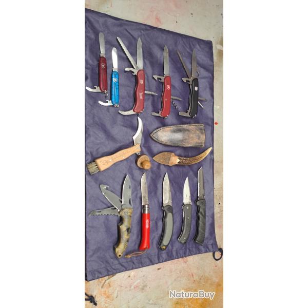 LOT DE COUTEAUX DE POCHE.