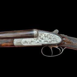 Magnifique Fusil Forgeron &agrave; platines HH grand luxe 12/70
