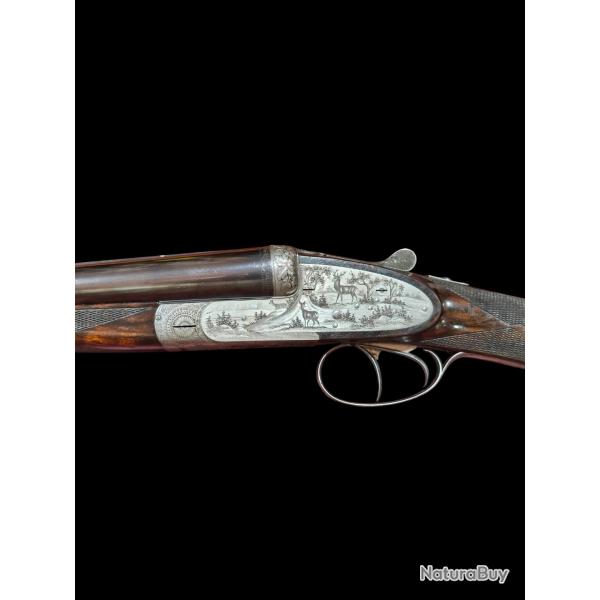 Magnifique Fusil Forgeron � platines HH grand luxe 12/70