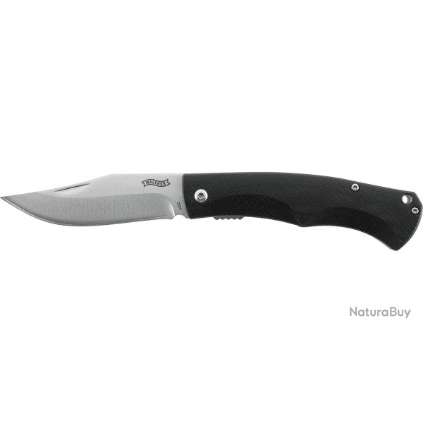 COUTEAU PLIANT WALTHER CTK 1 FINITION SATINEE BLACK