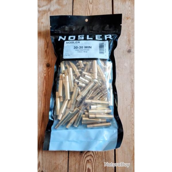Douilles 30-30 win marque NOSLER - 100 pcs