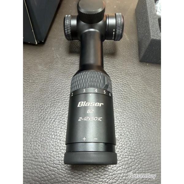 Lunette Blaser B2 2-12x50 ic S + Montage