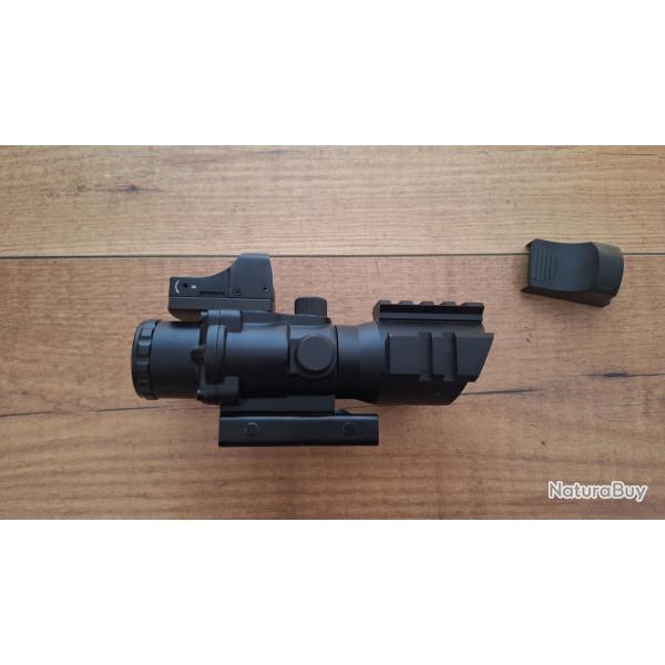Lunette 4x32 red dot