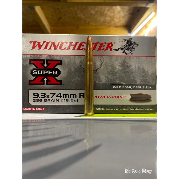 Winchester power point 9.3x74r 286 grs