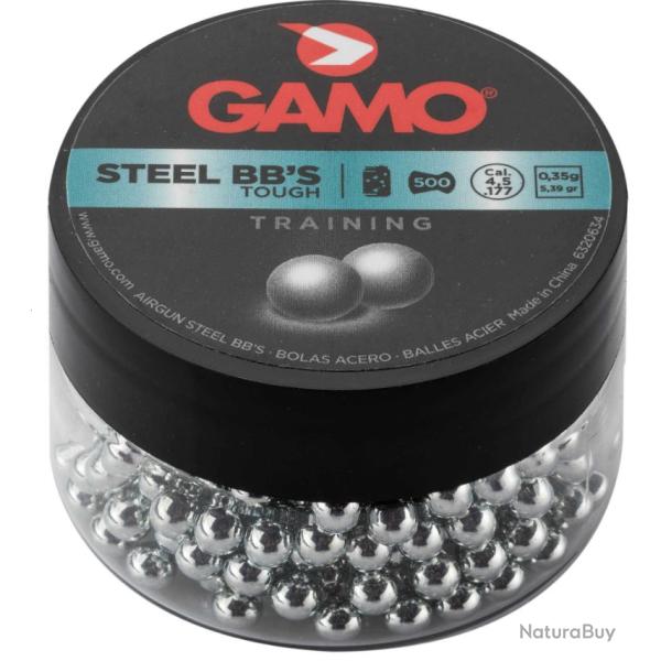 Billes rondes GAMO cal.4.5mm steel bb's
