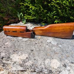 Vend kit bois garde main bois et crosse bois pour ak yougo m70 m76 etc #2