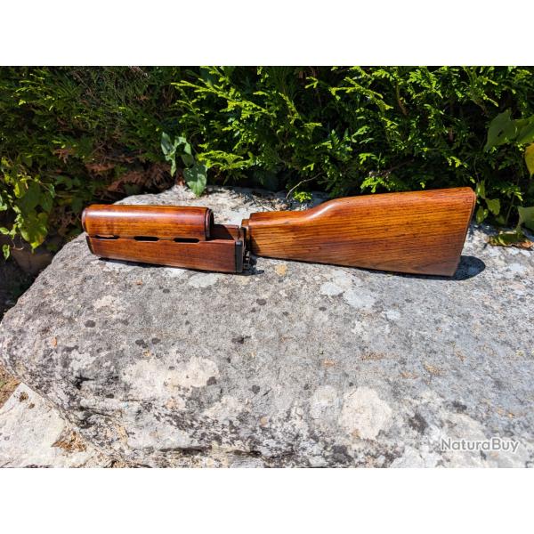 Vend kit bois garde main bois et crosse bois pour ak yougo m70 m76 etc #2