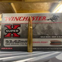 Winchester 9.3x62 PowerPoint 286grs