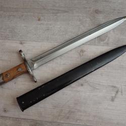 121833 Baionnette Suisse pour fusil Rubin Schmidt Mdle K11 ou K31. Mdle 1918.
