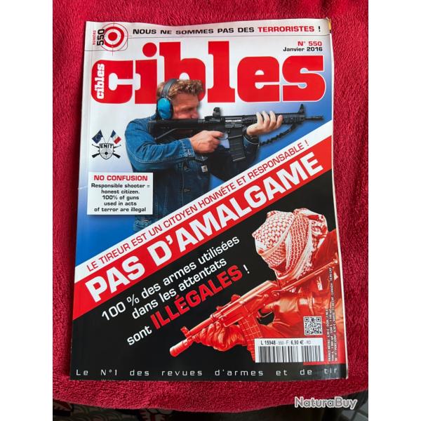 Ruger Mark III, sp�cial AR15... revue tir CIBLES no 550 janvier 2016