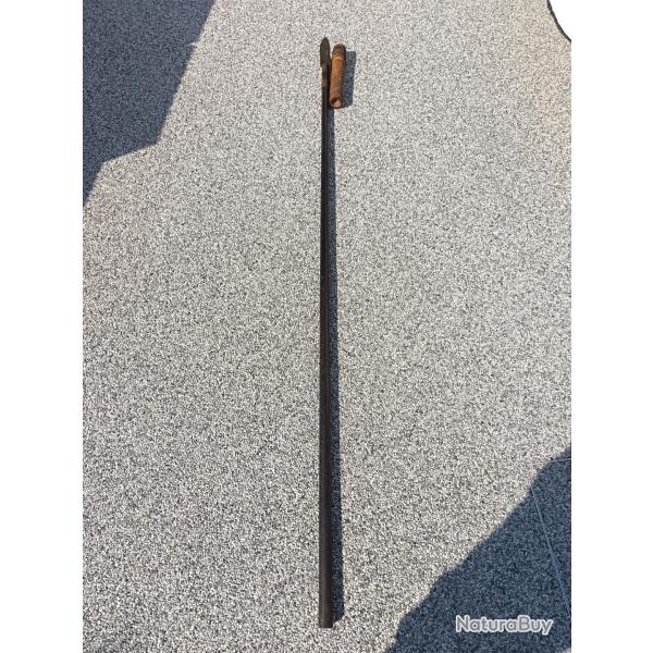 Sarbacane-lance Sumpitan traditionnelle Dayak Born�o XX�me Art Tribal vintage 190cm