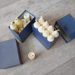 Lot de BOUGIES pour LANTERNE PLIABLE, TYPE MONJARDET SUISSE dans leur boite d'origine
