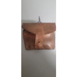Cartouchiere cuir de ceinturon lebel