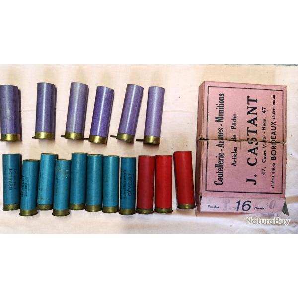 C91- collection de cartouches de chasse vides