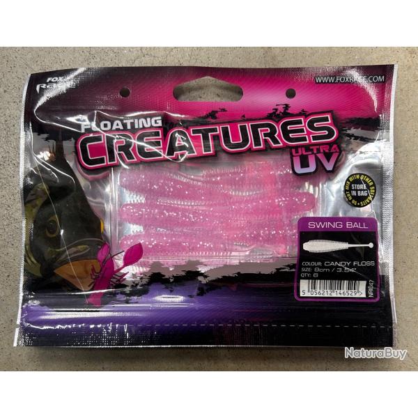 Leurres Fox Rage Creatures UV Swing Ball 9cm candy floss