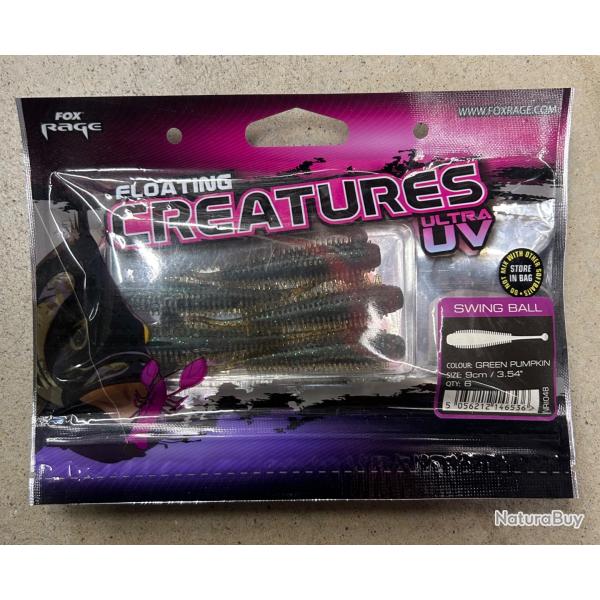 Leurres Fox Rage Creatures UV Swing Ball 9cm green pumpkin