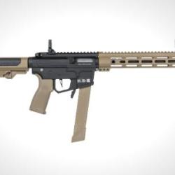 R&eacute;plique airsoft Specna Arms cal.6 mm SA-FX02 FLEX HAL ETU HALF tan et orange