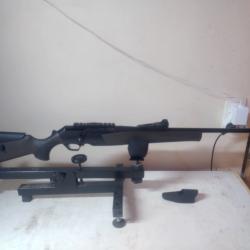 Carabine &agrave; culasse lin&eacute;aire browning maral compo brown adj fluted - Cal. 30 06.