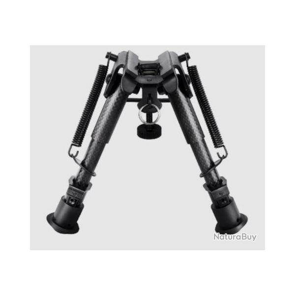 Bipied carbone r�glable Januel 15 cm � 23 cm fixation grenadi�re