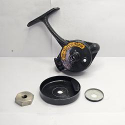Lot pi&egrave;ces de rechange moulinet vintage RU-Recordette - Rotor, &Eacute;crou, Cache