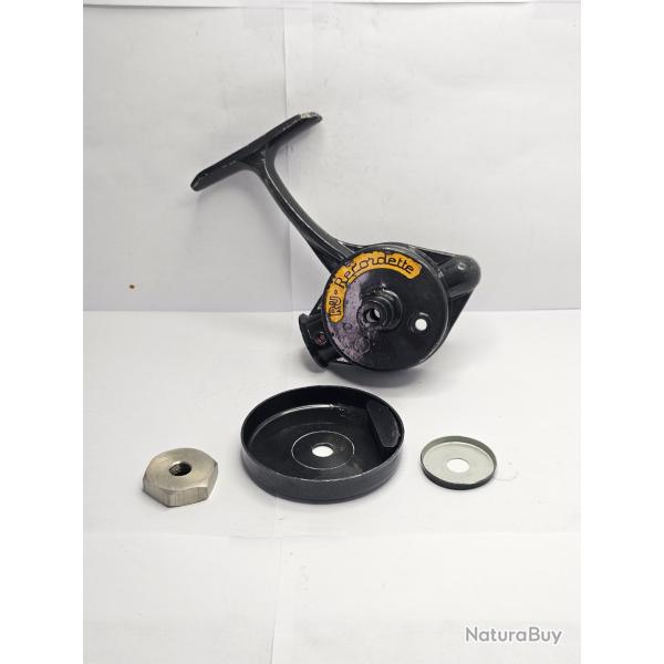 Lot pi�ces de rechange moulinet vintage RU-Recordette - Rotor, �crou, Cache