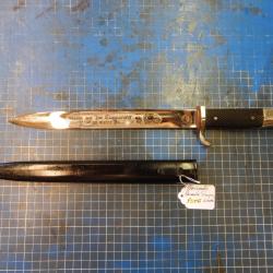 BA&Iuml;ONNETTE de parade k98 grav&eacute;e