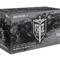 Billes Paintball GI Sportz Cal .50 4000 bb - BILLES GI CALIBRE 50   4000 billes