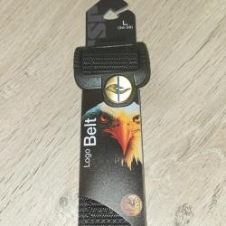 Blue Line Belgian Police Logo Belt Gold 1.5" - Xxl