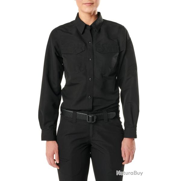 Women Fast-Tac Ls Shirt - Noir - Xl - 5.11 Tactical | Taille XL