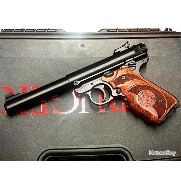 PISTOLET RUGER MARK IV TACTICAL .22LR 4.40" 10CPS BRONZE FILETE 1/2-28"