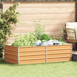 Jardini&egrave;re sur&eacute;lev&eacute;e Marron Clair 160 x 80 x 45 cm
